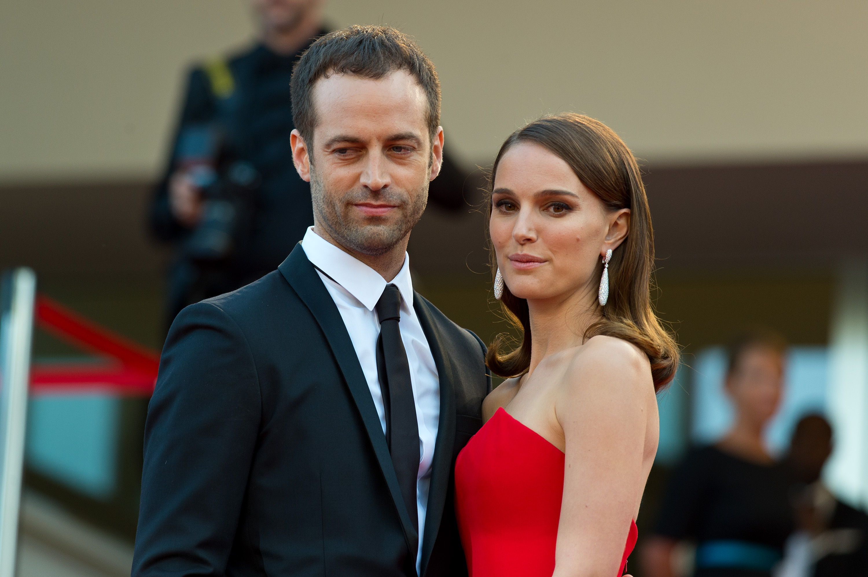 Benjamin Millepied and Natalie Portman on May 13, 2015 in Cannes, France | Source: Getty Images