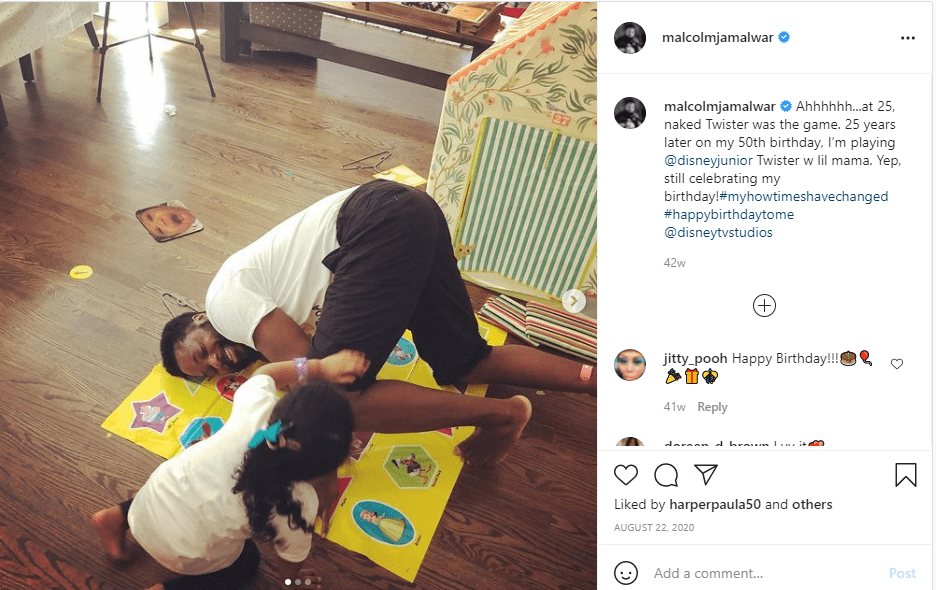 Picture of Malcolm-Jamal Warner and his daughter on Instagram | Photo: Instagram/malcolmjamalwar