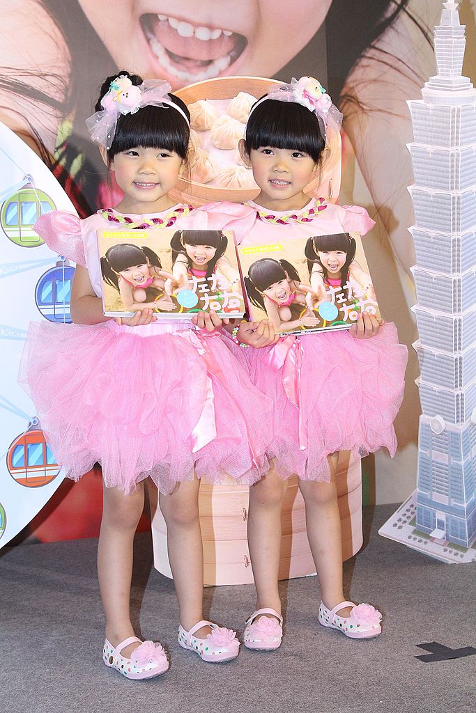 Twin sisters Yony&Zony release photo album on Thursday July 10,2014 in Taipei,China. | Getty Images