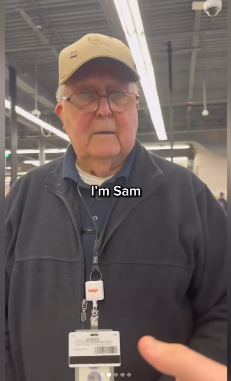 Ed Bambas meeting Samuel Weidenhofer at Meijer in Detroit, Michigan, in a post dated December 3, 2025 | Source: Instagram/itssozer