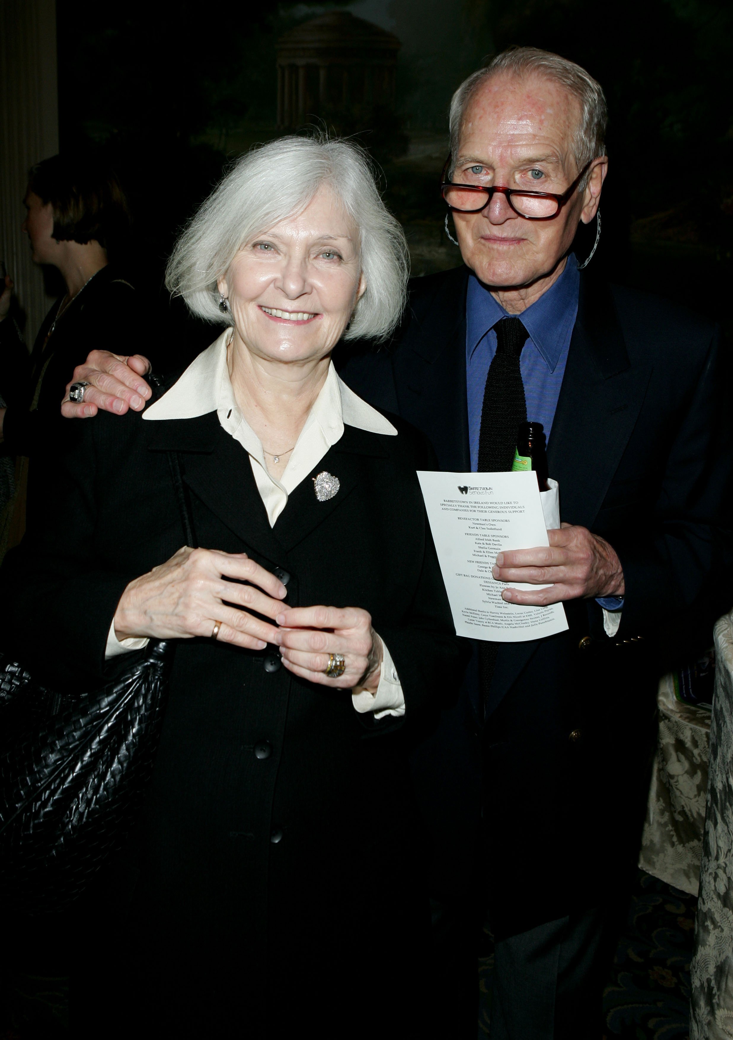 Joanne Woodward and Paul Newman on October 19, 2005 in New York City | Source: Getty Images