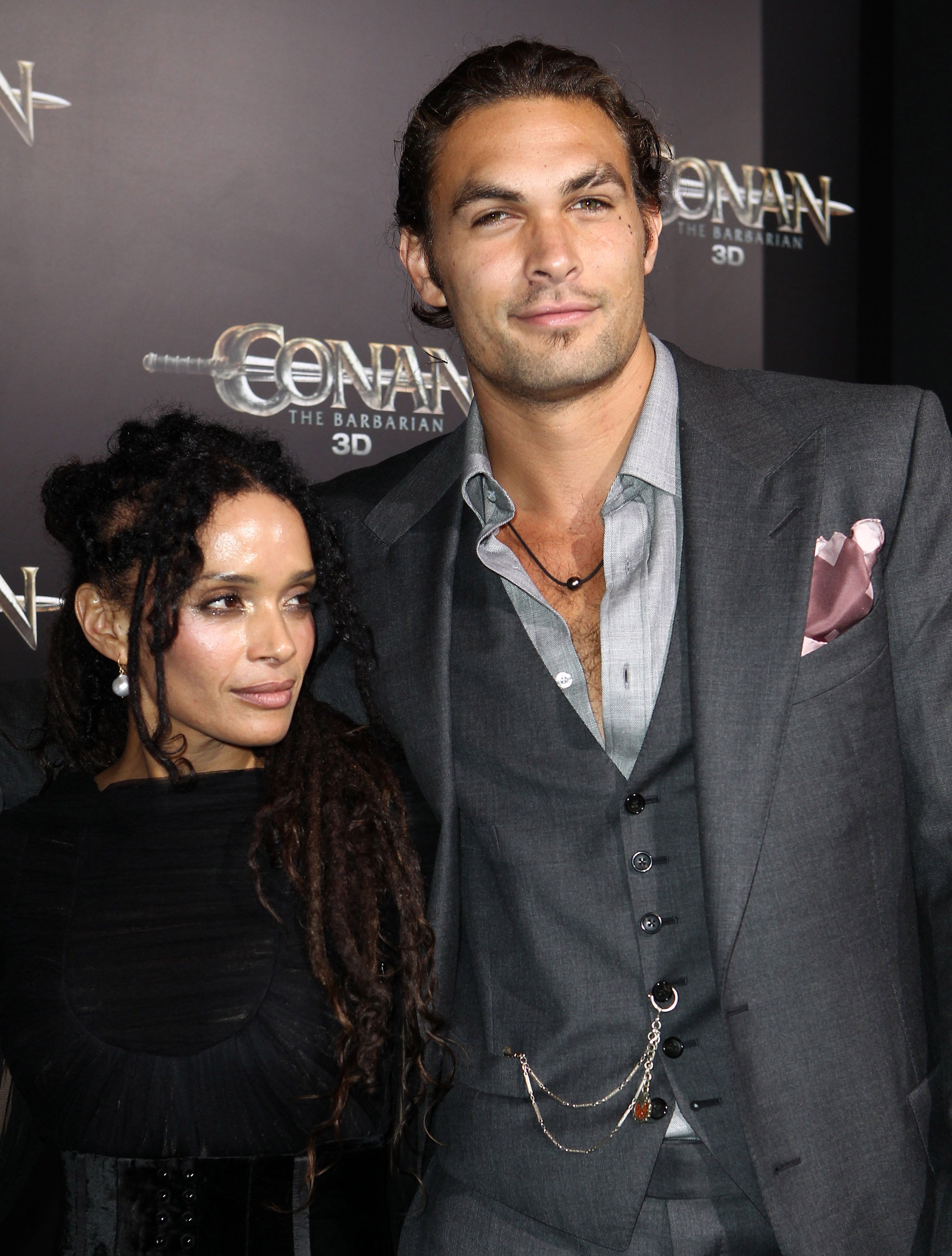 Lisa Bonet and Jason Momoa at the world premiere of "Conan The Barbarian" on August 11, 2011, in Los Angeles, California. | Source: Getty Images