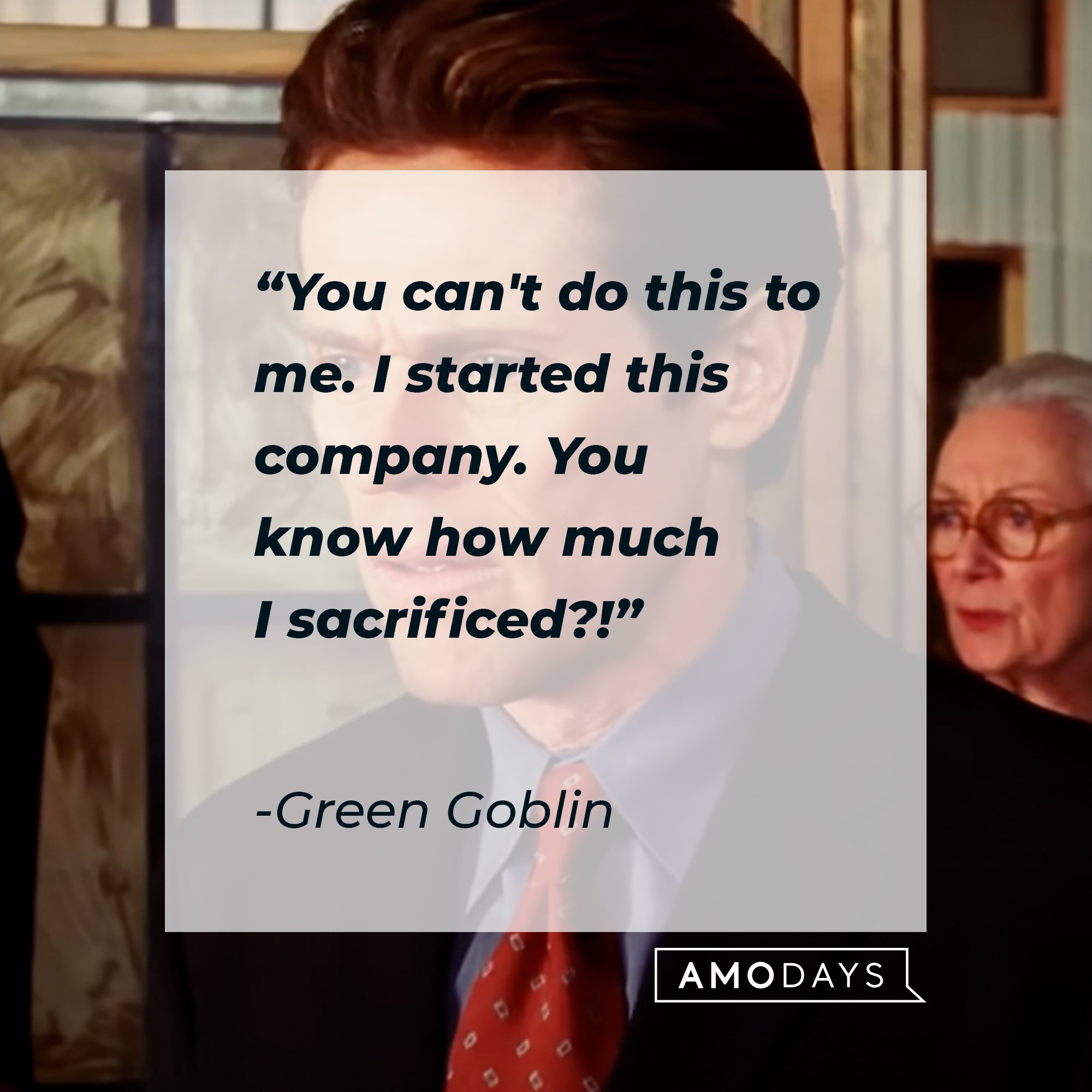 58 Malicious Twisted Green Goblin Quotes
