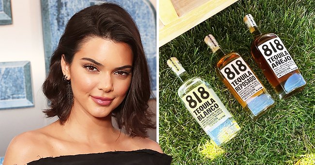 Kendall Jenner pictured alongside her new Tequila brand 818 | Source: Getty Images | instagram.com/kendalljenner