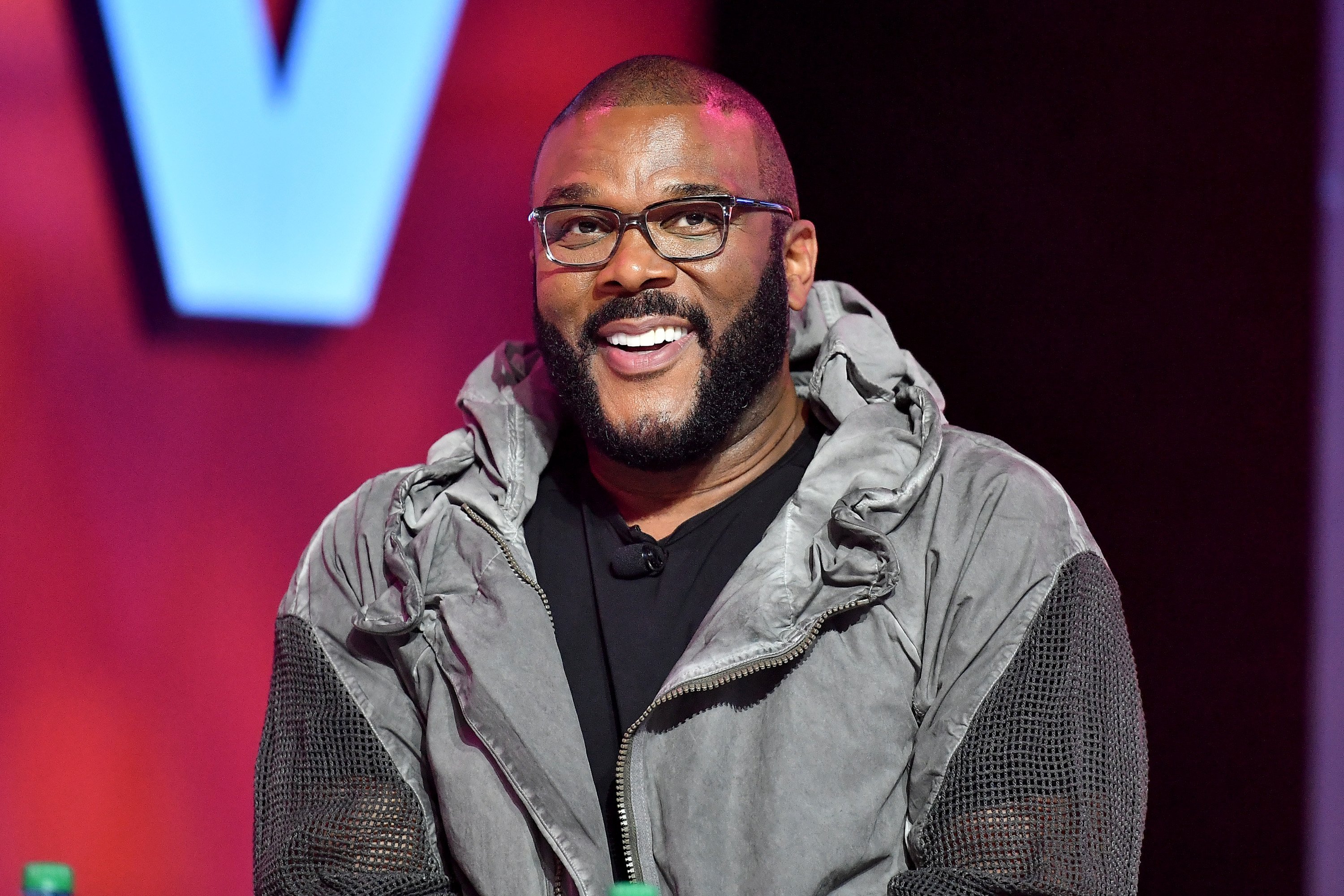  Tyler Perry speaks on stage at 2019 ESSENCE Festival on July 07, 2019| Photo: Getty Images