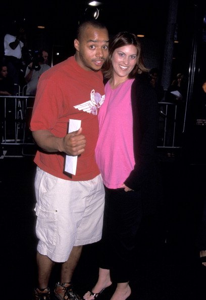 Donald Faison and Lisa Askey at Mann National Theatre in Westwood, California, United States in 2001. | Photo: Getty Images