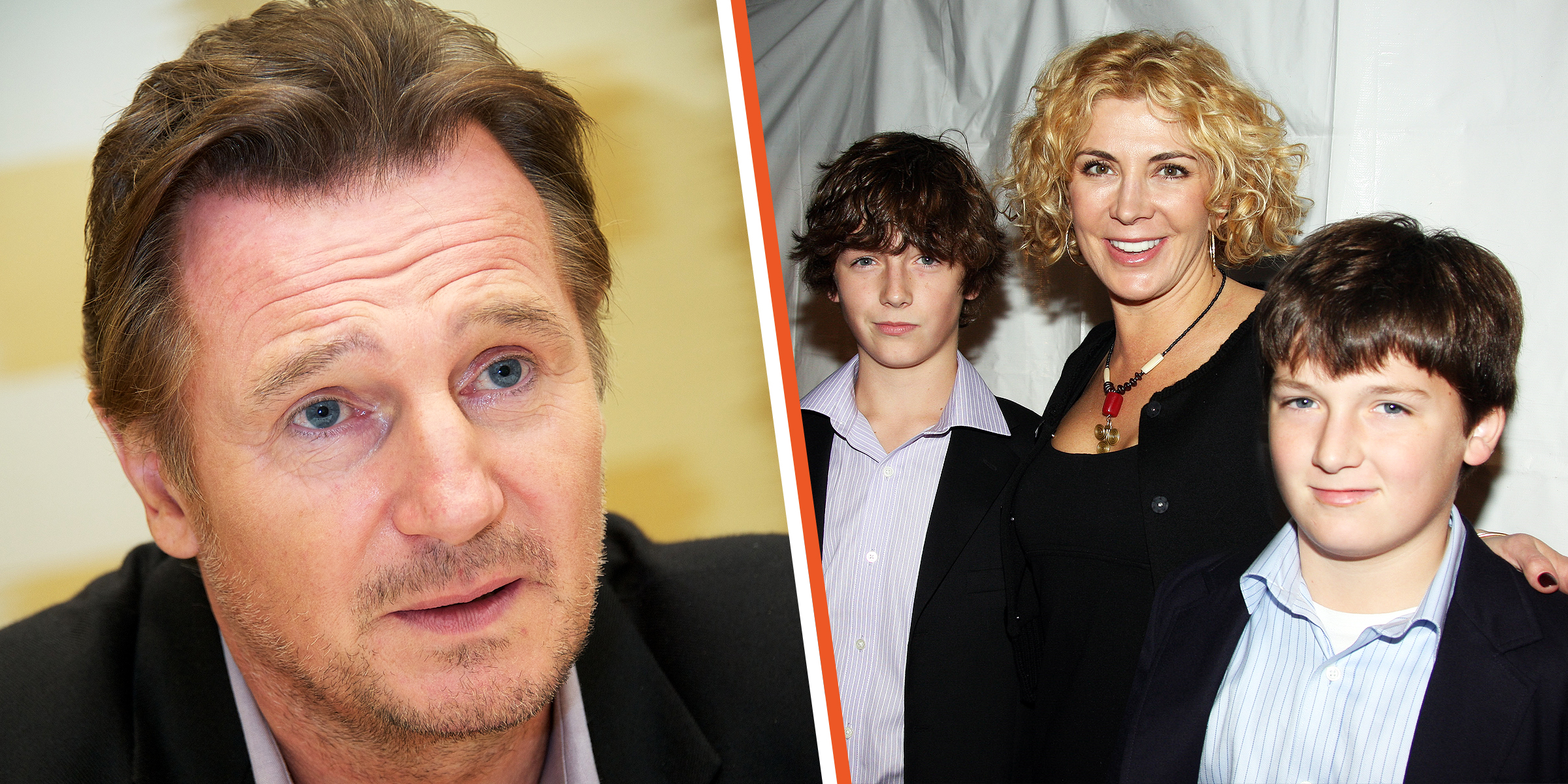 Liam Neeson | Michael Richardson, Natasha Richardson, and Daniel Neeson | Source: Getty Images