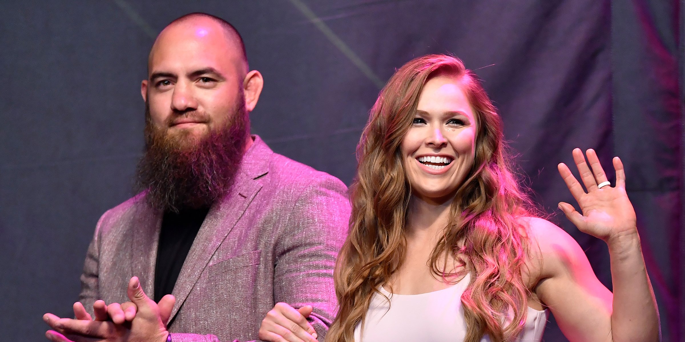 Travis Browne and Ronda Rousey | Source: Getty Images