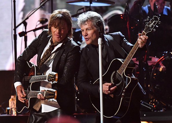 Jon Bon Jovi and Richie Sambora at Public Auditorium on April 14, 2018 in Cleveland, Ohio. | Photo: Getty Images