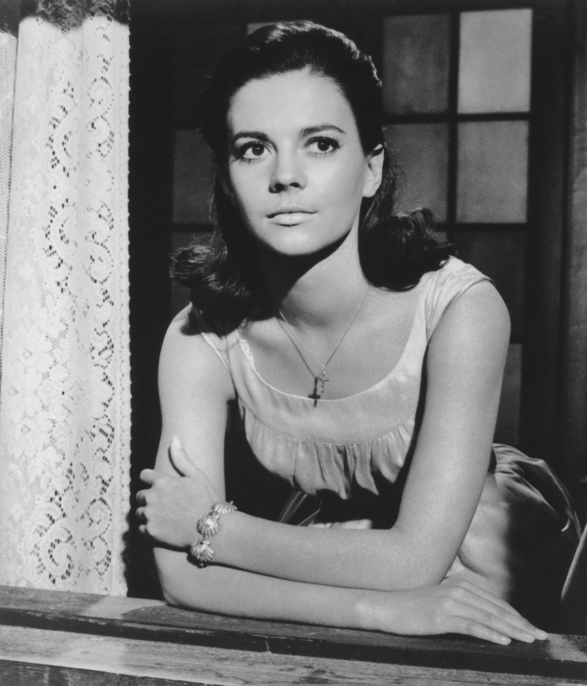 Natalie Wood on balcony as Maria in a scene from the musical "West Side Story" in 1961. | Source: Getty Images