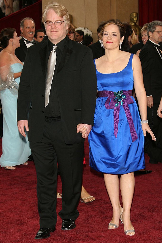 Philip Seymour Hoffman, nominee Best Actor in a Leading Role for "Capote" and guest Mimi O'Donnell | Photo: Getty Images