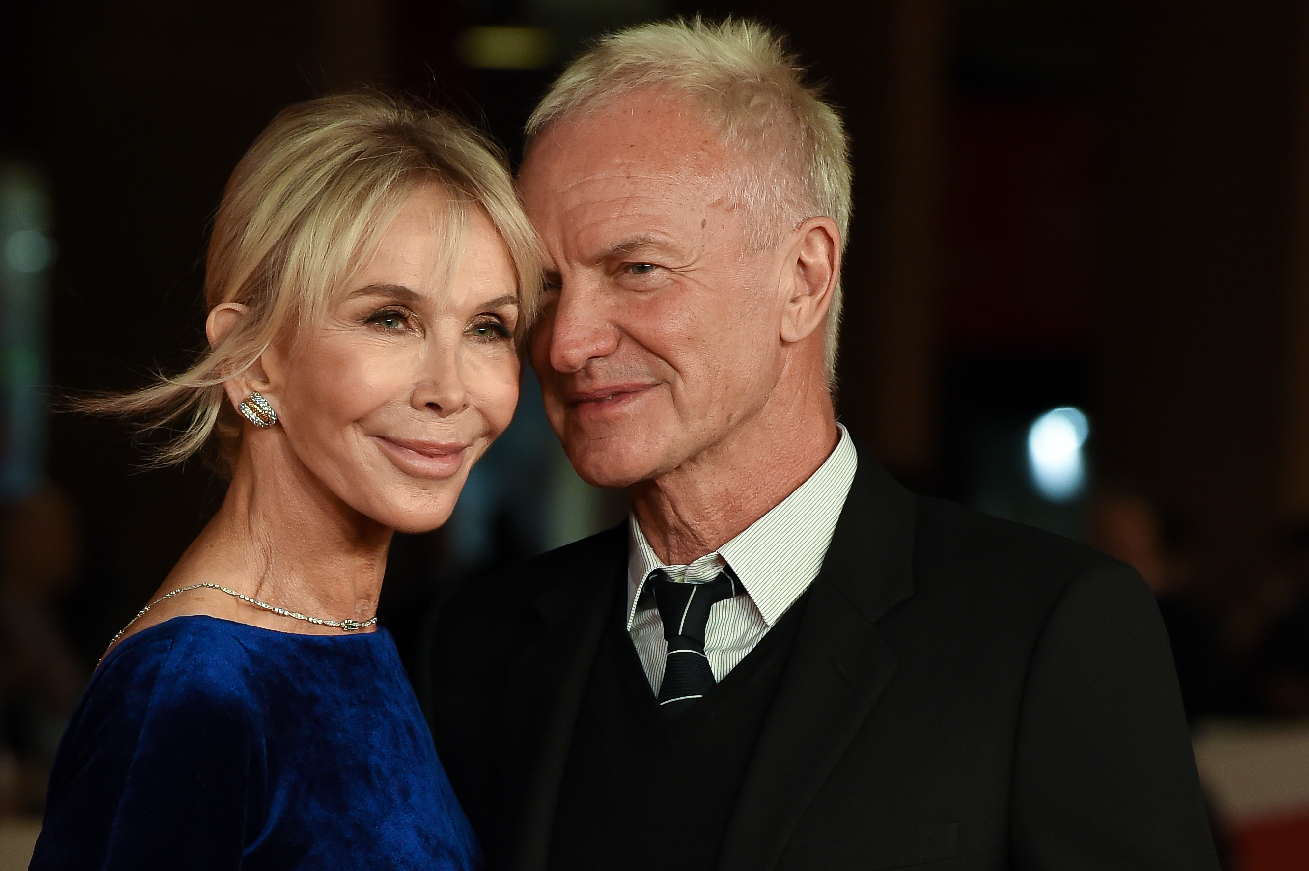 Sting and Trudie Styler at Rome Film Fest in Italy on October 23, 2023. | Source: Getty Images