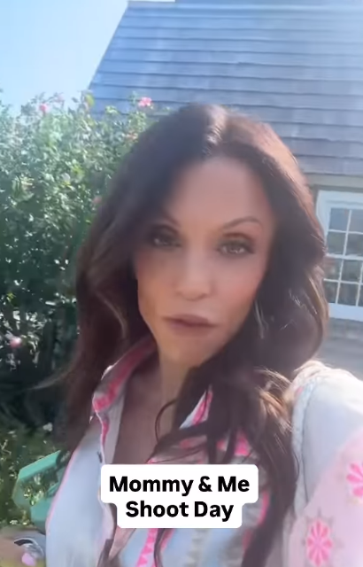 Bethenny Frankel talking about her first photoshoot with her daughter, Bryn Hoppy, from a post dated August 13, 2025 | Source: Instagram/bethennyfrankel