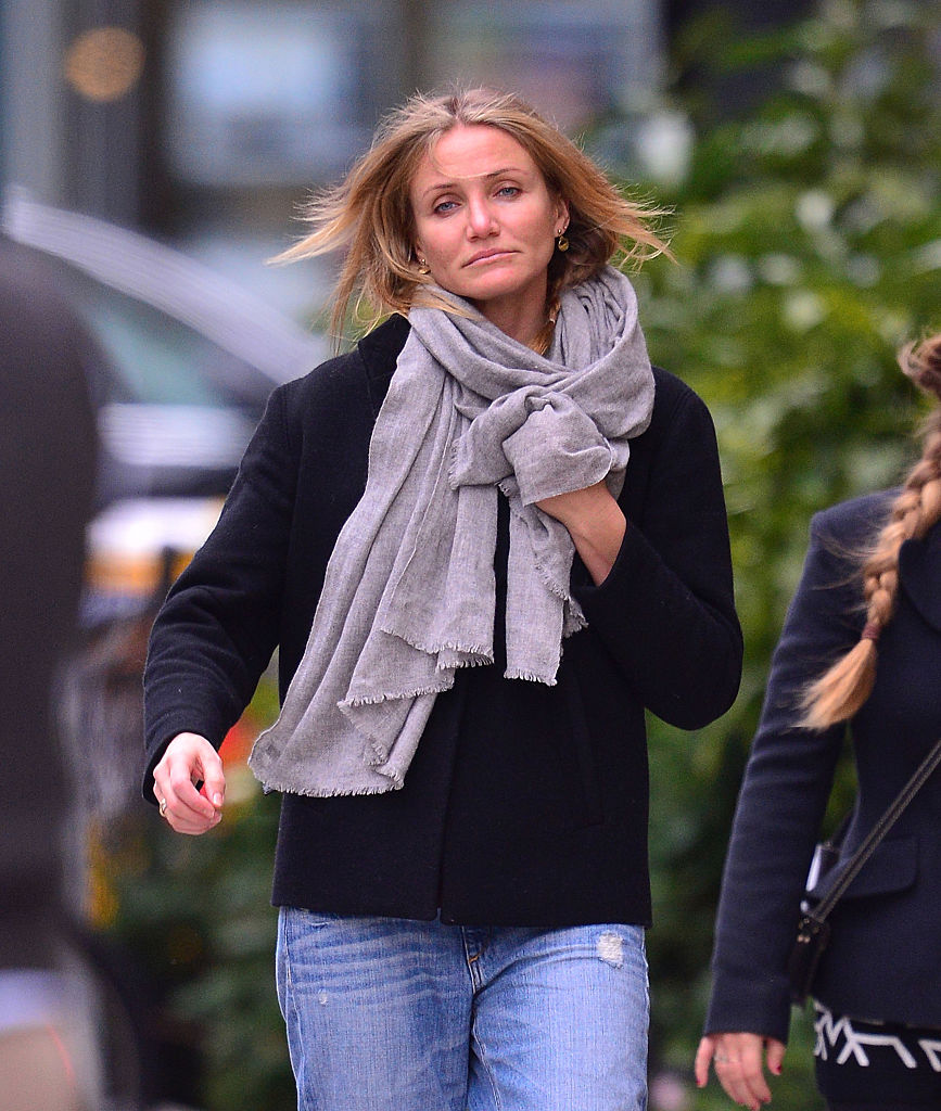 Cameron Diaz seen on the streets of Chelsea on November 25, 2014, in New York City | Source: Getty Images