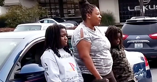 A mother and her kids who had to sleep in their car | Photo: youtube.com/WCPO 9