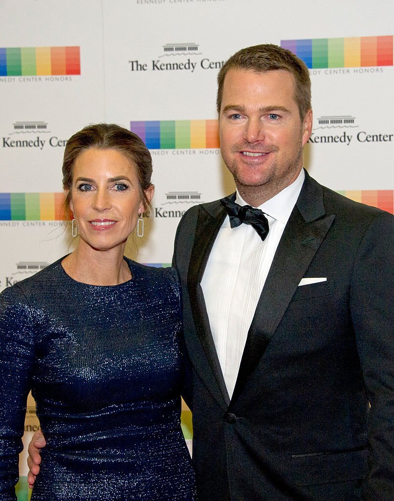 Chris O'Donnell and his wife Caroline Fentress. I Image: Getty Images.