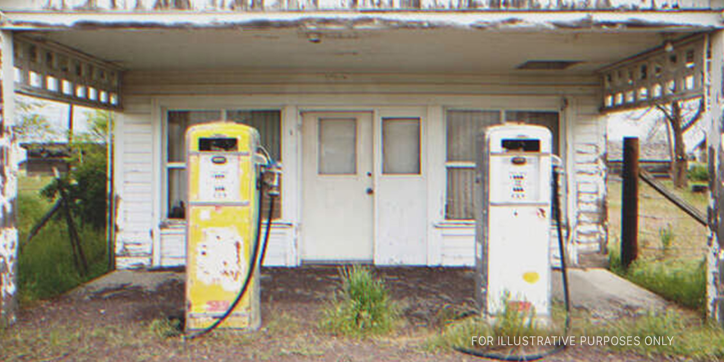 Eine verlassene Tankstelle | Quelle: Getty Images