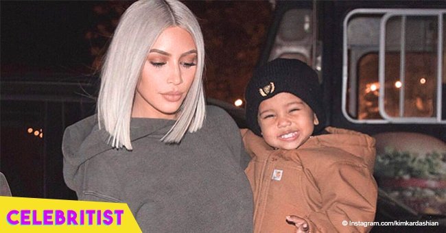 Saint West captures hearts in a ship captain's hat in latest video by mom Kim Kardashian