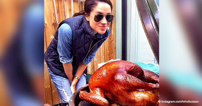 Meghan Markle 'roasted a pretty perfect Thanksgiving turkey' in throwback photo