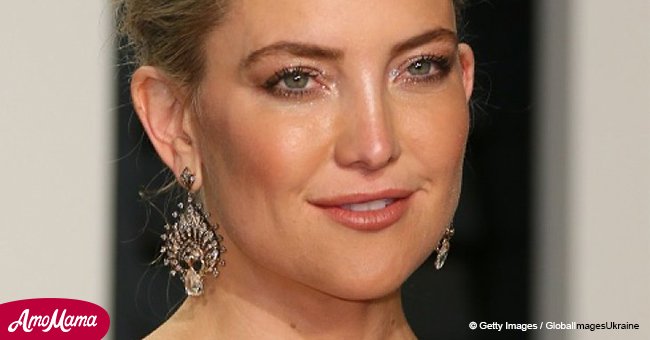 Kate Hudson shows off baby bump while posing with her two sons on Mother's Day