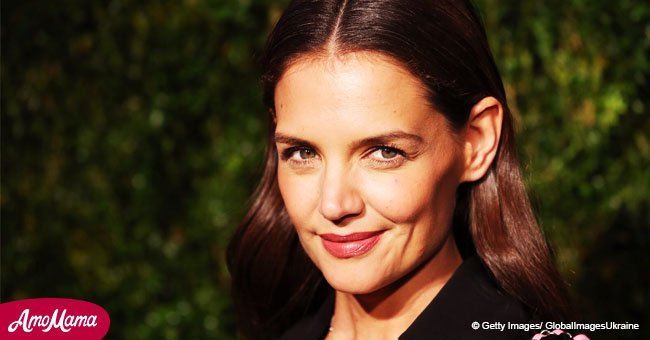 Doting mother Katie Holmes shares picture of mini-me Suri wearing a tiara and ribbons in her hair