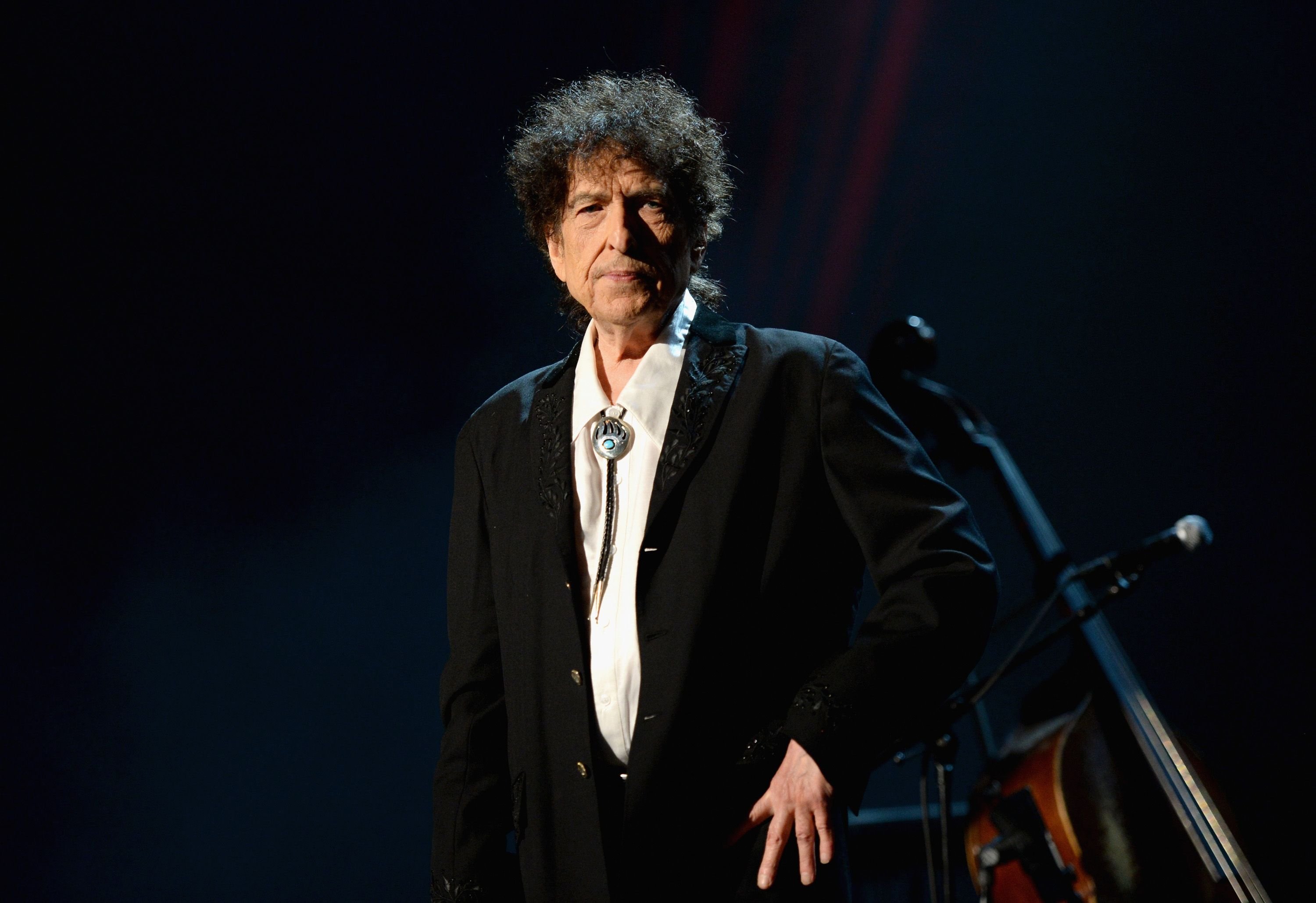 Bob Dylan at the 25th anniversary MusiCares 2015 Person Of The Year Gala in his honor in Los Angeles, California | Source: Getty Images