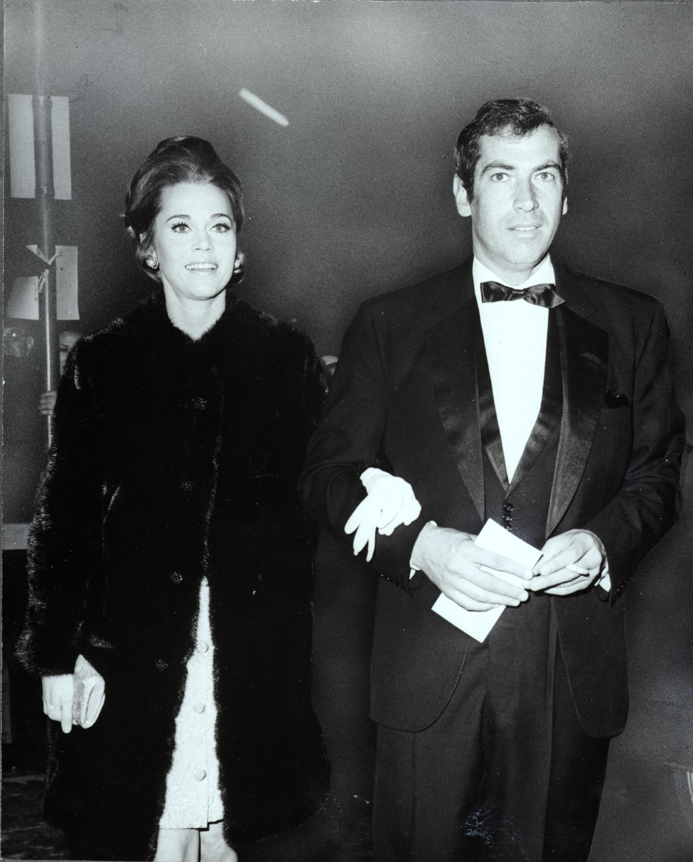 Jane Fonda and Roger Vadim attend the premiere of "The Game is Over" at the Trans-Lux East Theatre on January 8, 1967, in New York City | Source: Getty Images