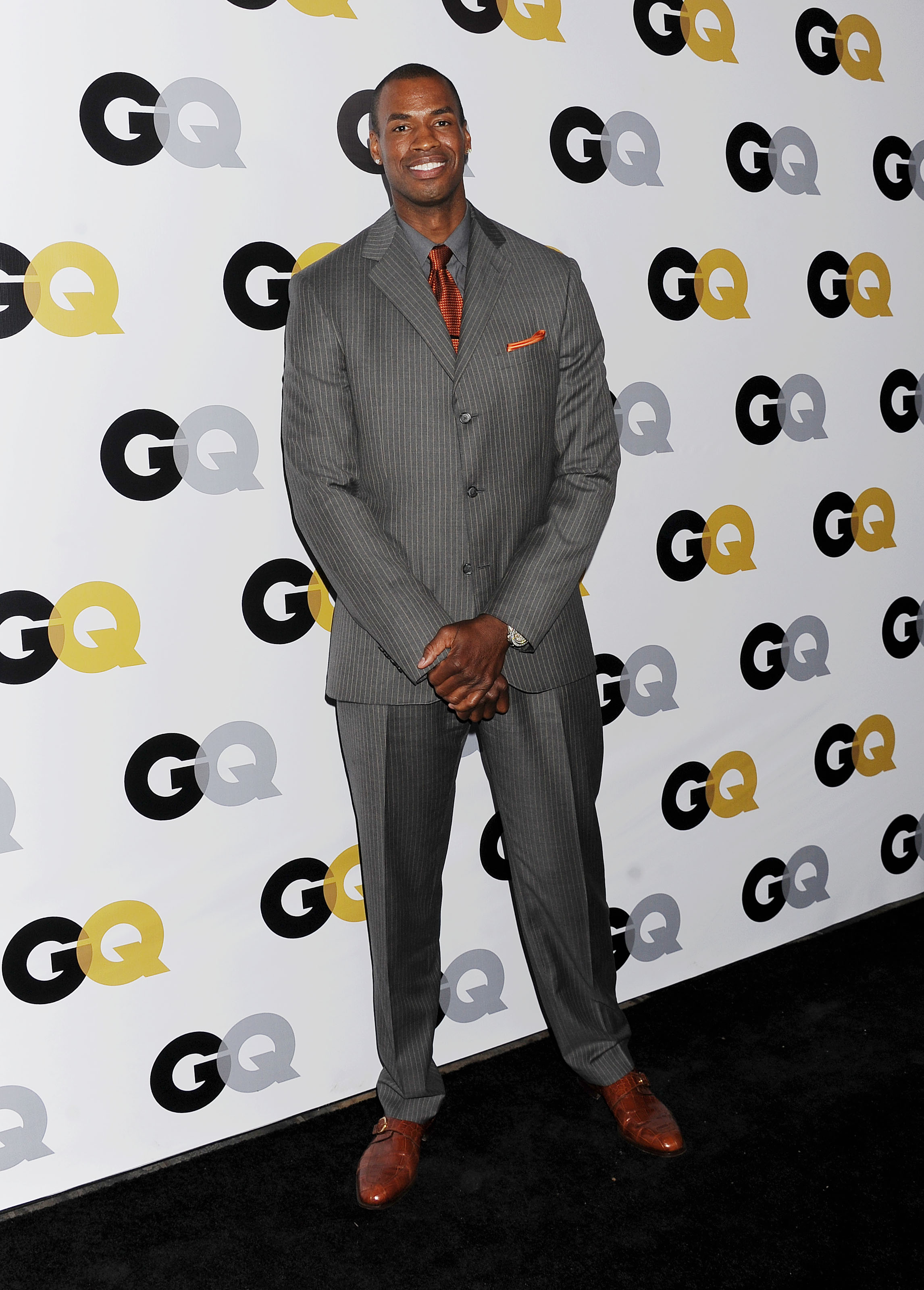 Jason Collins arrives at the GQ Men Of The Year Party on November 12, 2013 | Source: Getty Images