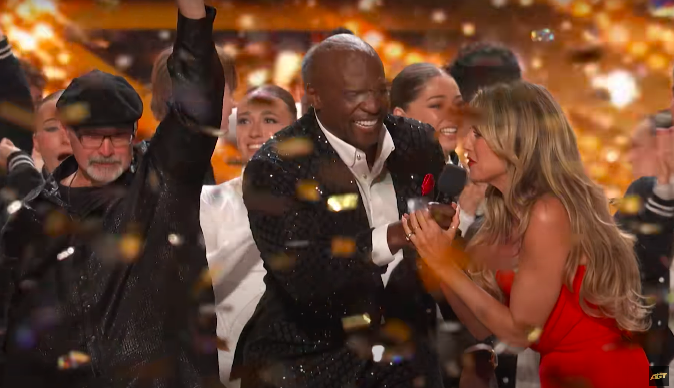 Richard Goodall, Terry Crews, and Heidi Klum. | Source: YouTube/America's Got Talent