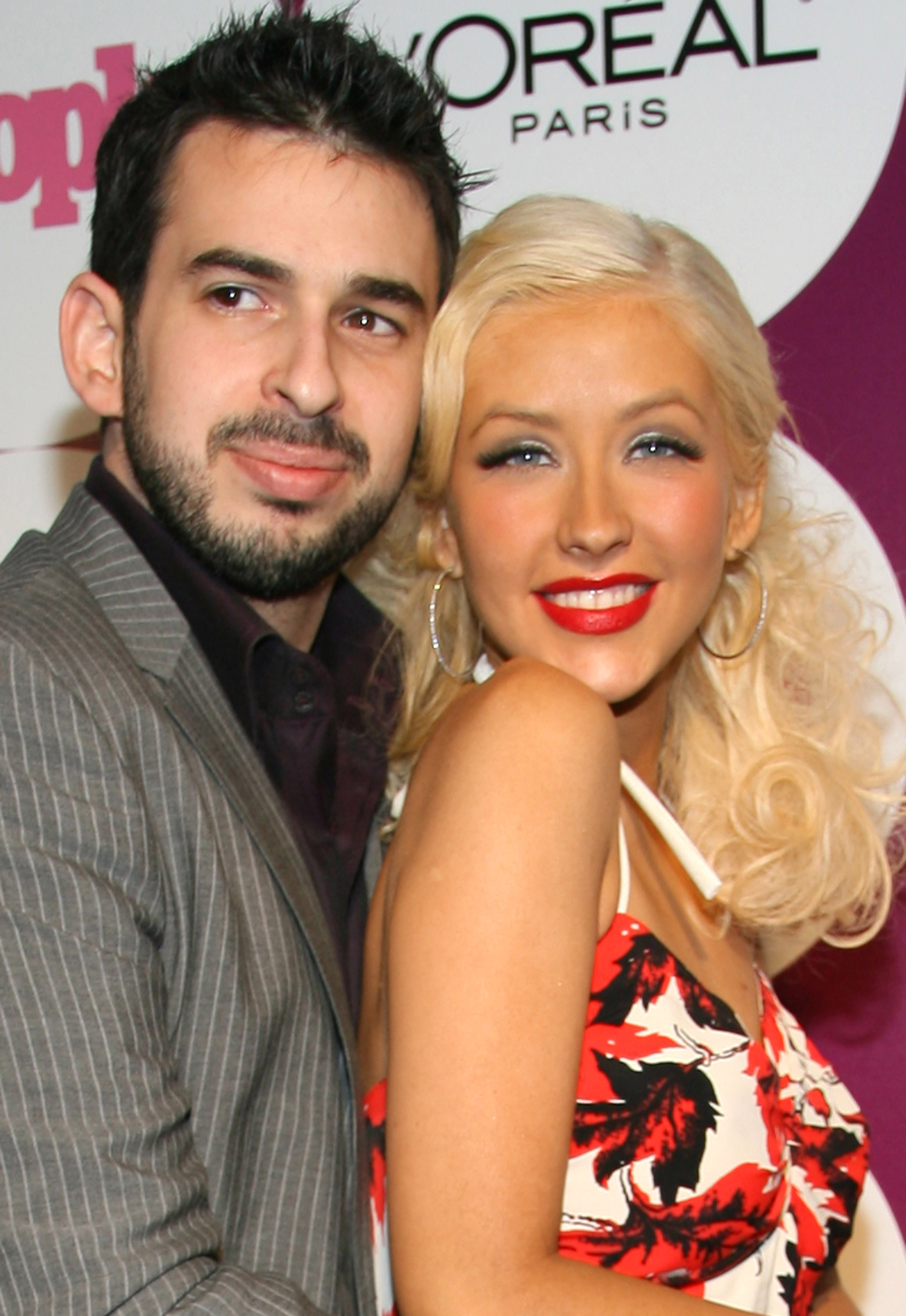 Christina Aguilera and Jordan Bratman  at the Grammy Awards in 2007 | Source: Getty Images