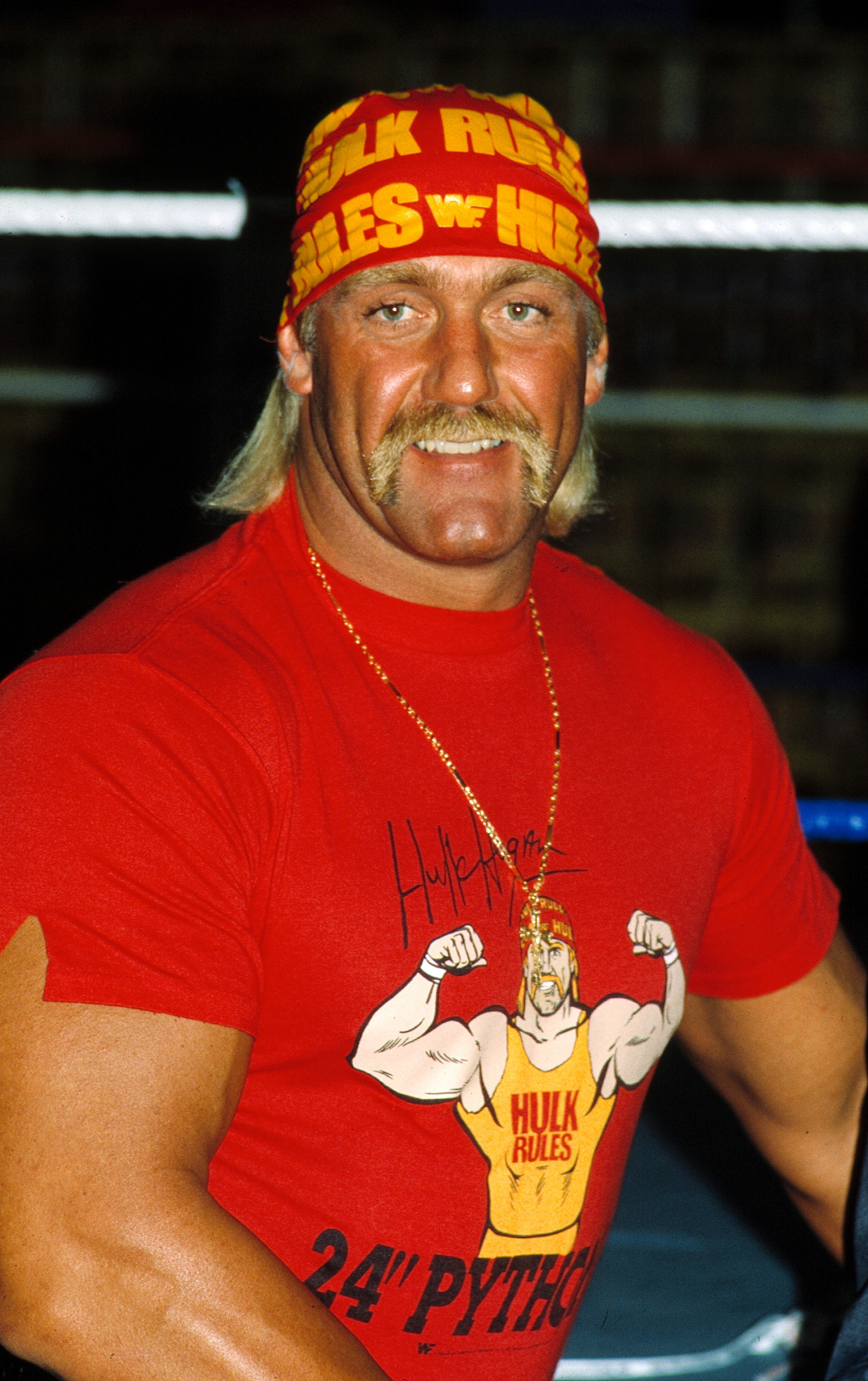 Hulk Hogan at the N.A.T.P.E. Convention in 1994. | Source: Getty Images