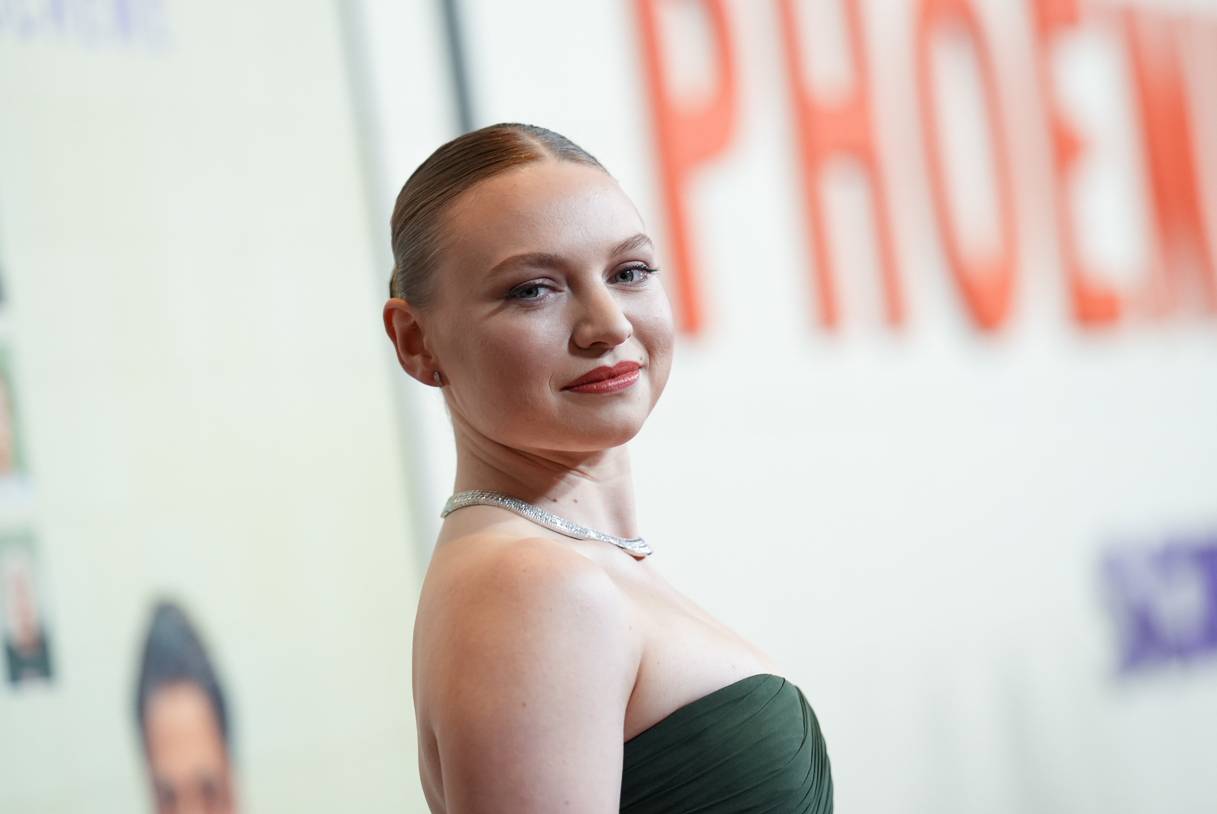 Mia Threapleton attends Focus Features' "The Phoenician Scheme" New York Premiere at Jazz at Lincoln Center on May 28, 2025, in New York City. | Source: Getty Images