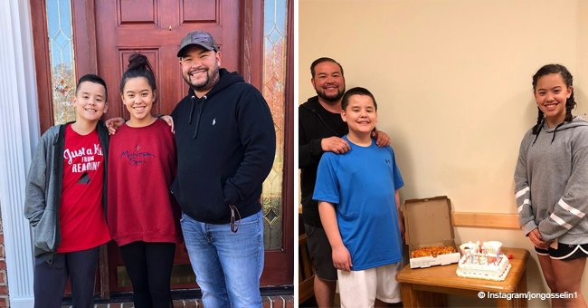 Jon Gosselin shared a rare weekend family photo taken with troubled son Colin