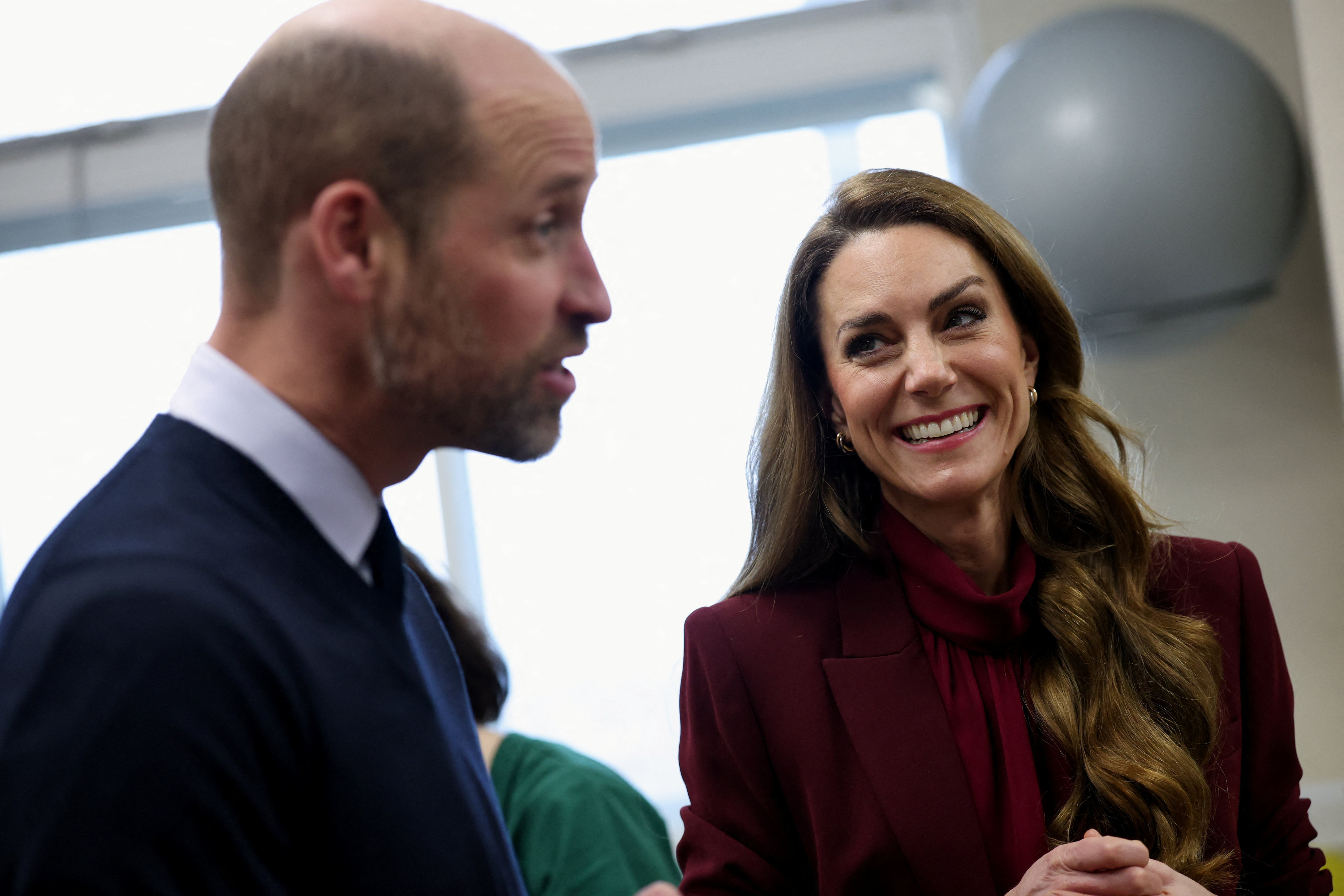 Prince William and Princess Catherine visit the therapy gym during a visit to Charing Cross Hospital on January 8, 2026 in London, England | Source: Getty Images