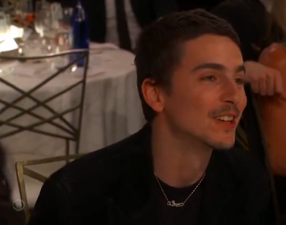 Timothée Chalamet responding to Don Cheadle's question about how old he is, posted on January 12, 2026. | Source: X/@SpencerAlthouse