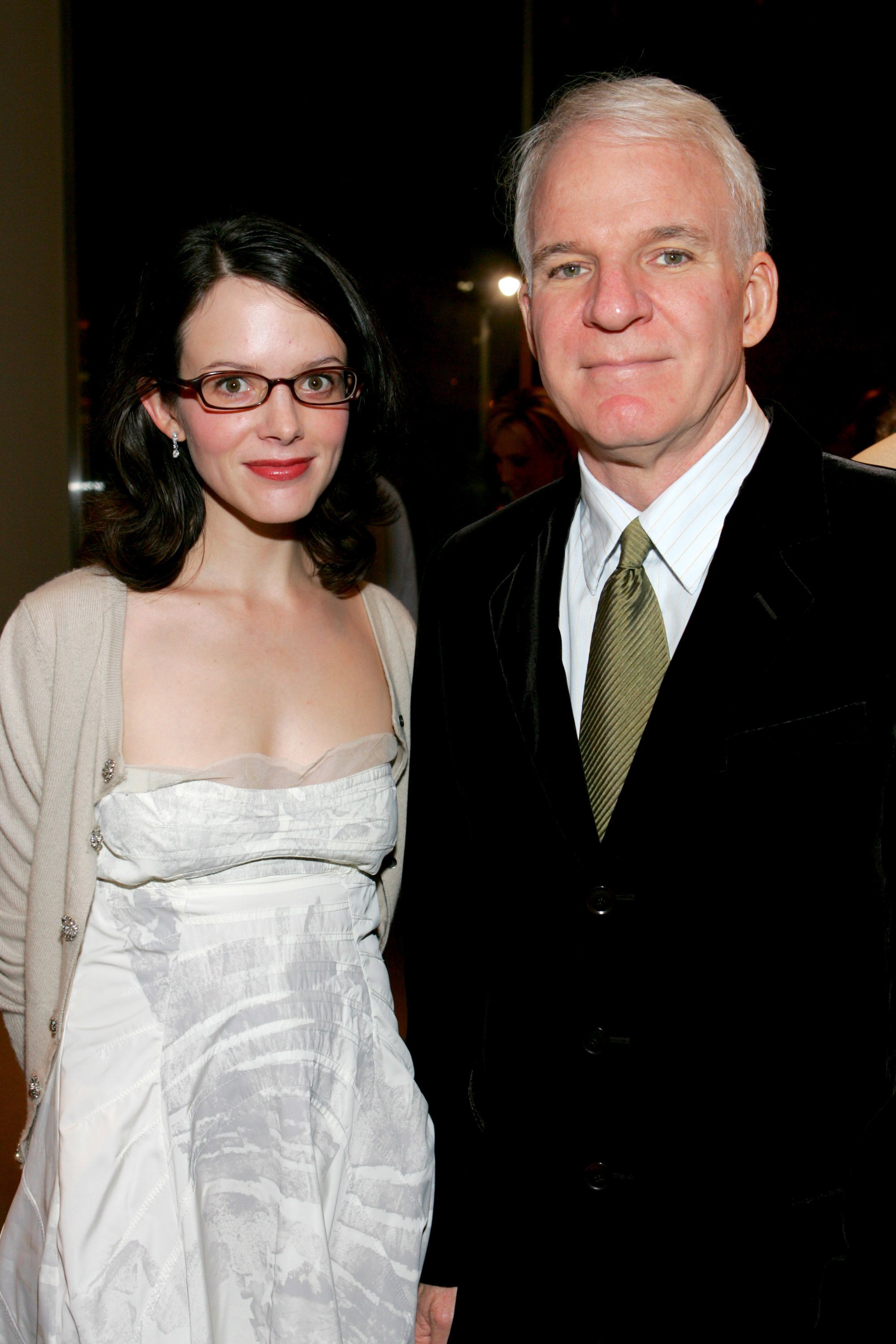 Anne Stringfield and Steve Martin at the 3rd Annual Hammer Museum Gala in the Garden Celebrates the Achievements of L.A. Artist Ed Ruscha on October 1, 2005 | Source: Getty Images