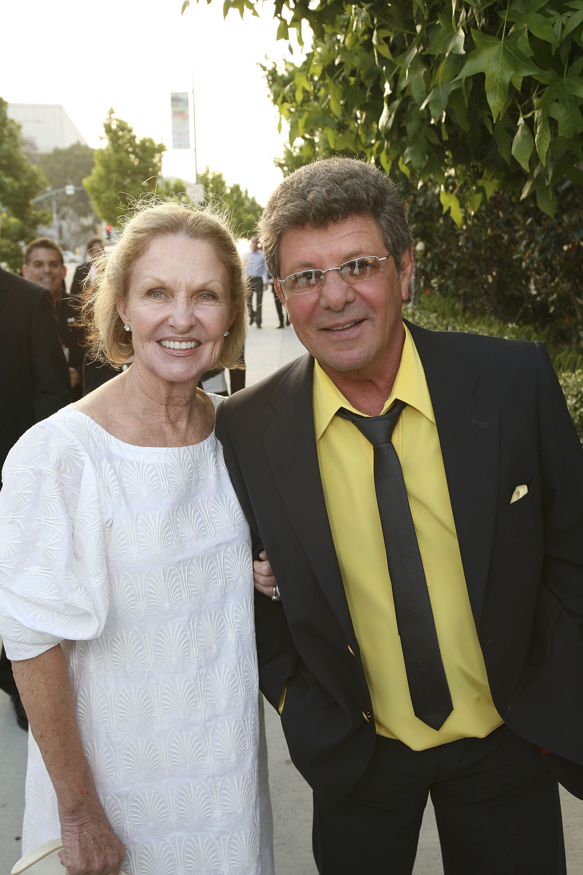 Frankie Avalon and wife Kathryn Diebel at the opening night party for "Jersey Boys" on June 3, 2007 in Los Angeles, California. | Source: Getty Images