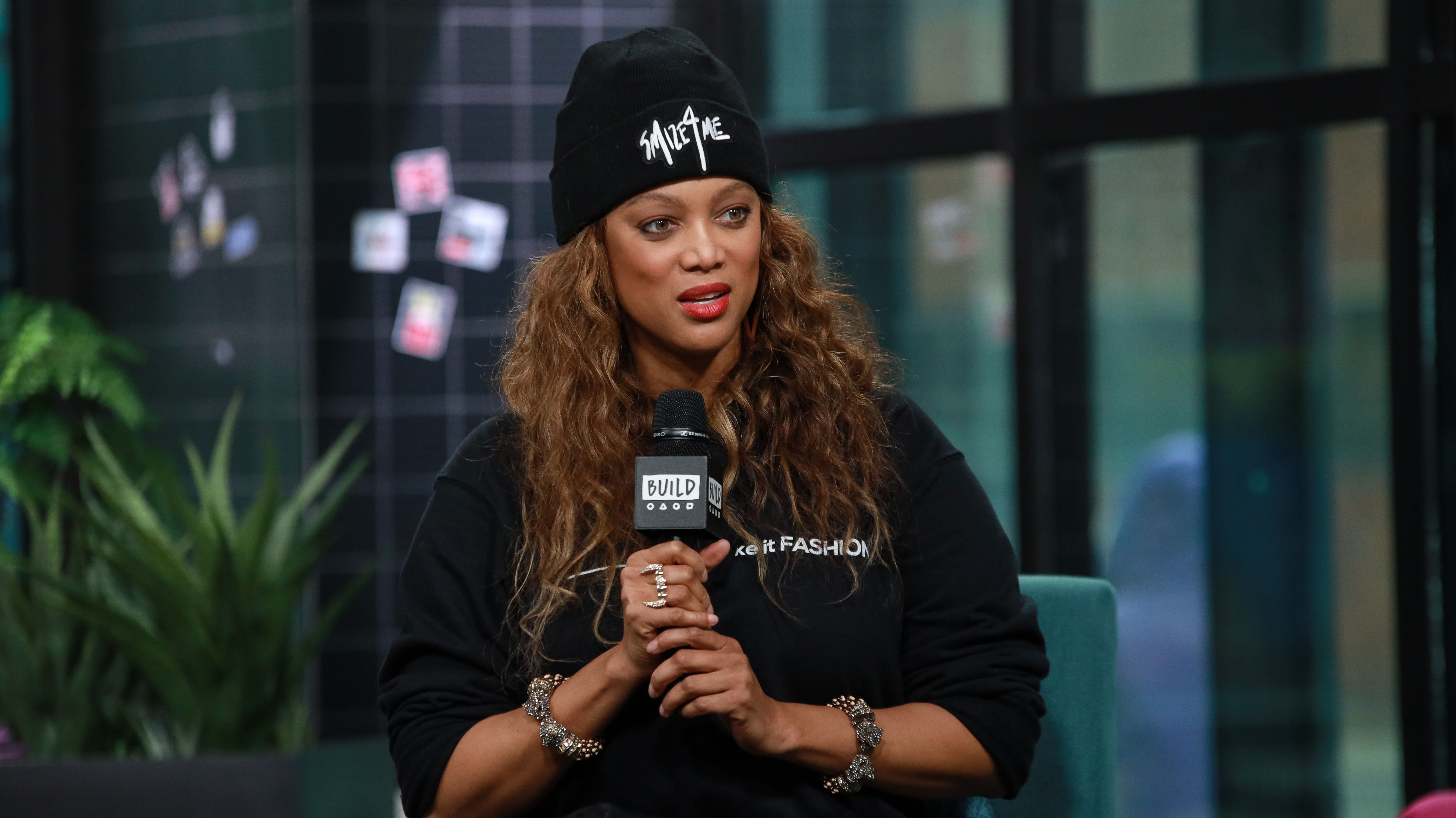 Tyra Banks at Build Studio on February 25, 2020 in New York City. | Photo: Getty Images