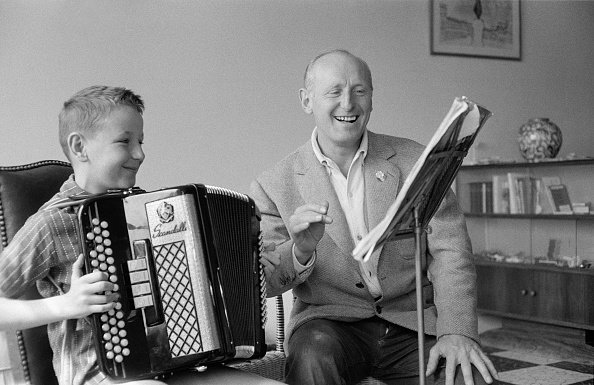 bourvil a bicyclette sortie