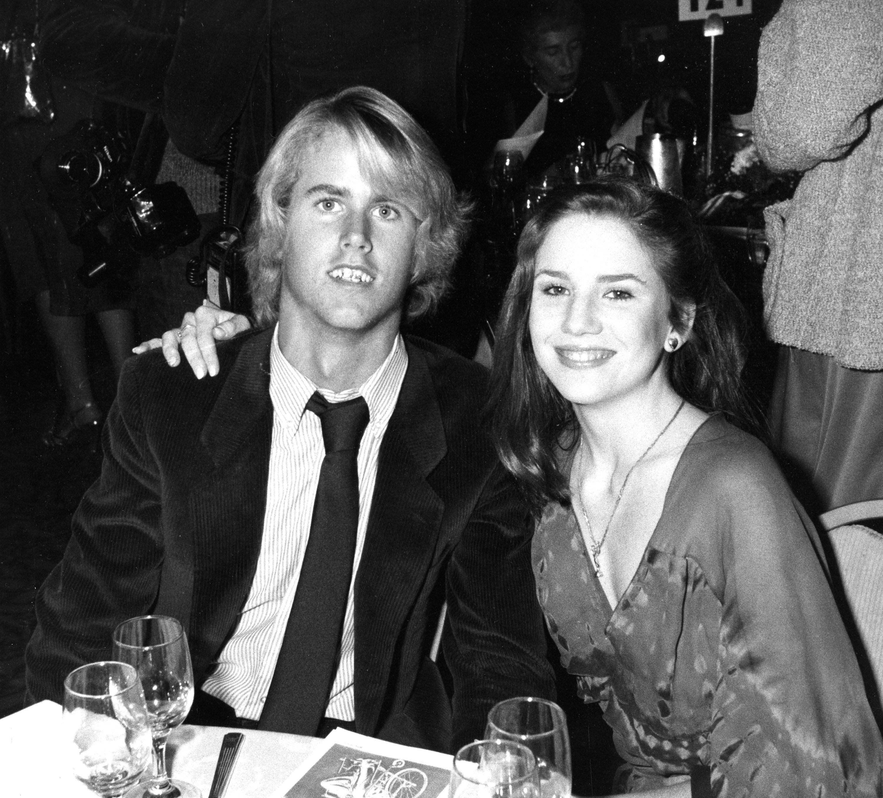 Actor Michael Landon Jr. and Melissa Gilbert attending the Third Annual Media Awards Gala "Changing Attitudes" at the Beverly Hilton Hotel on January 22, 1981 in Beverly Hills, California. | Source: Getty Images