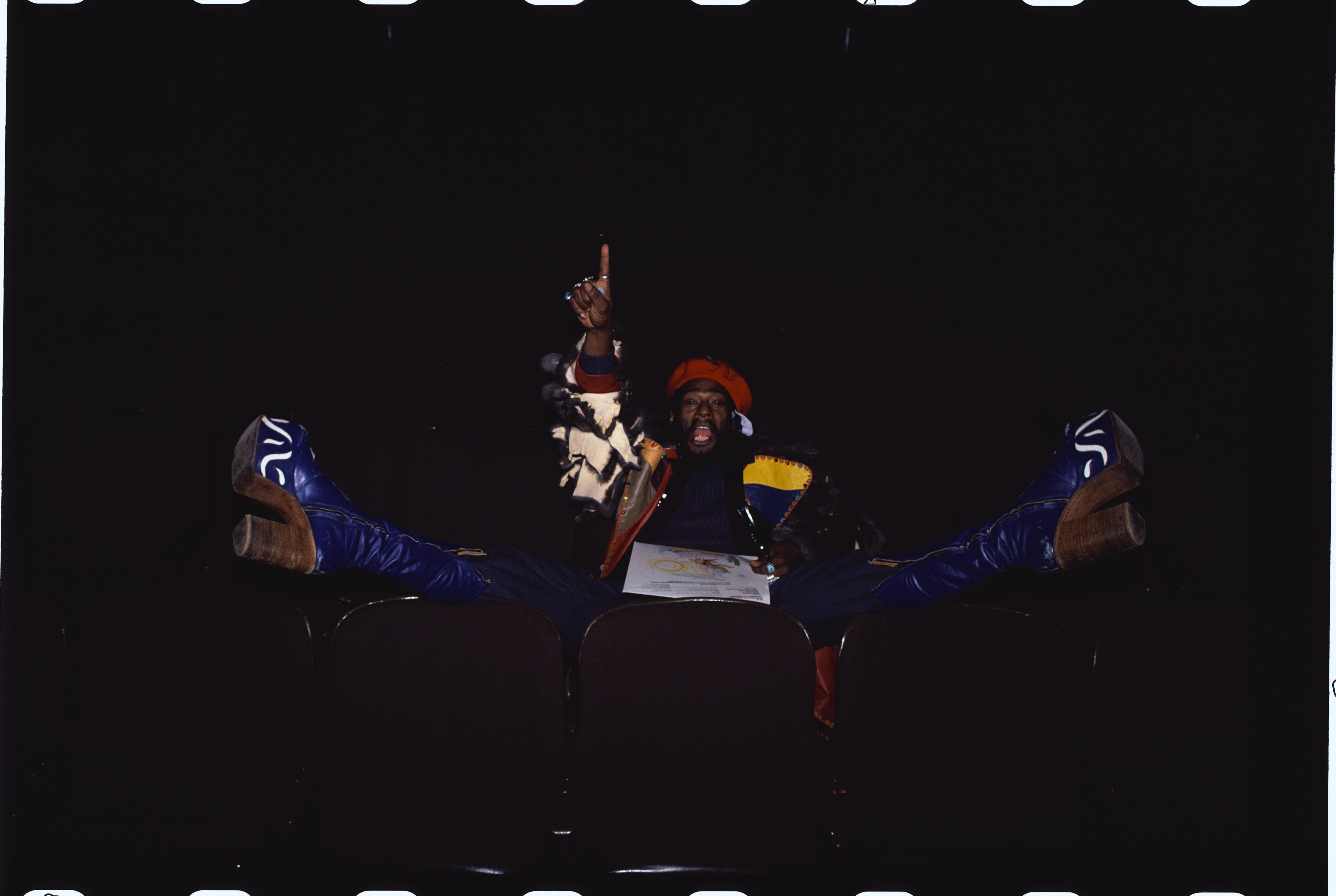 George Clinton photographed at The Apollo, circa 1980. | Source: Getty Images