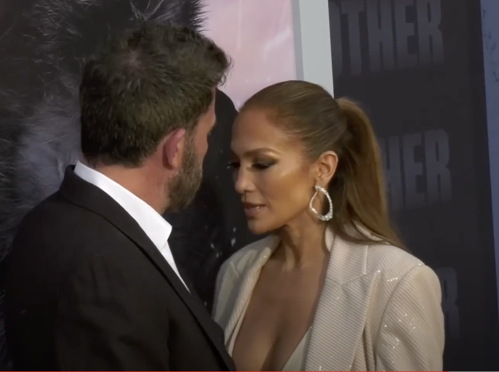 Ben Affleck and Jennifer Lopez at the premiere of "The Mother," dated May 12, 2023 | Source: YouTube/@theindependent