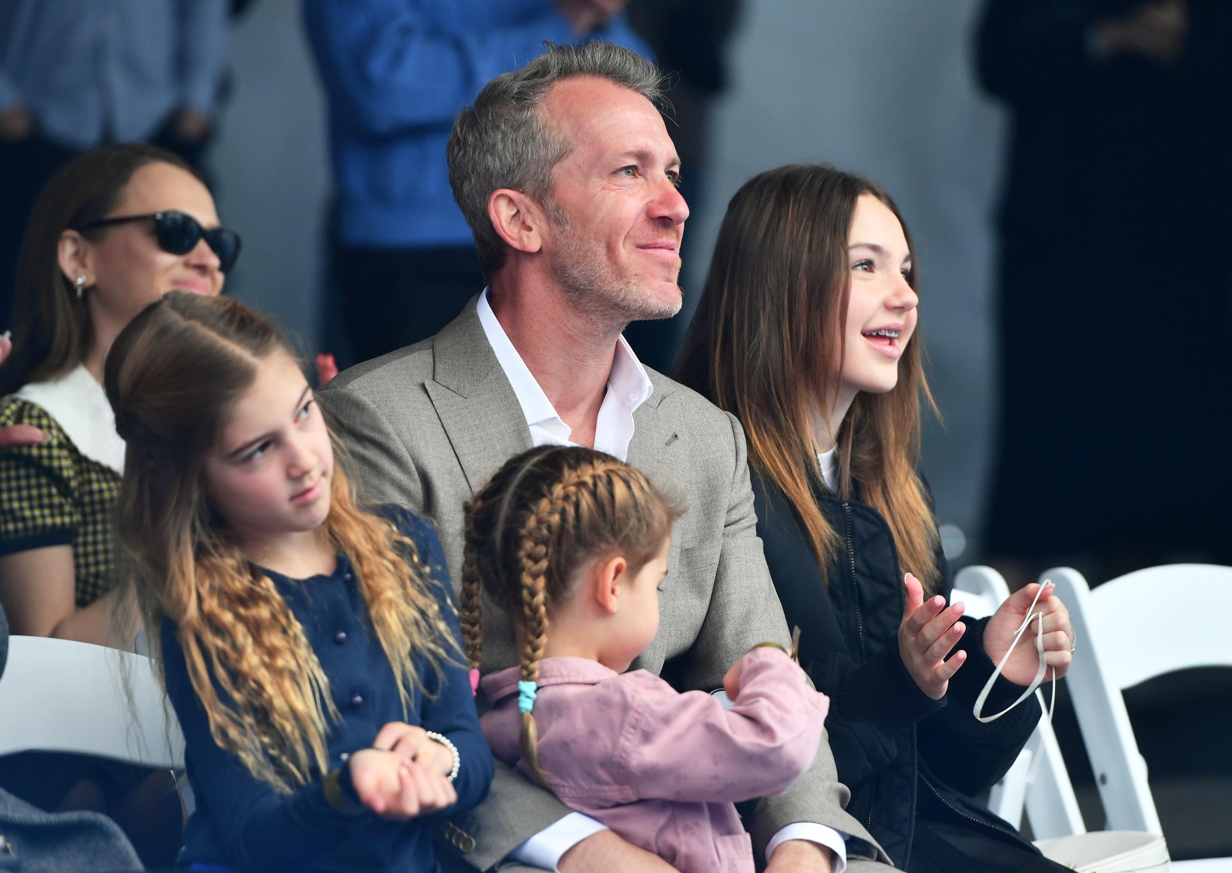 Maya Varsano, Jaron Varsano, and Alma Varsano attend Gal Gadot's Hollywood Walk of Fame Star Ceremony in Hollywood, California on March 18, 2025 | Source: Getty Images