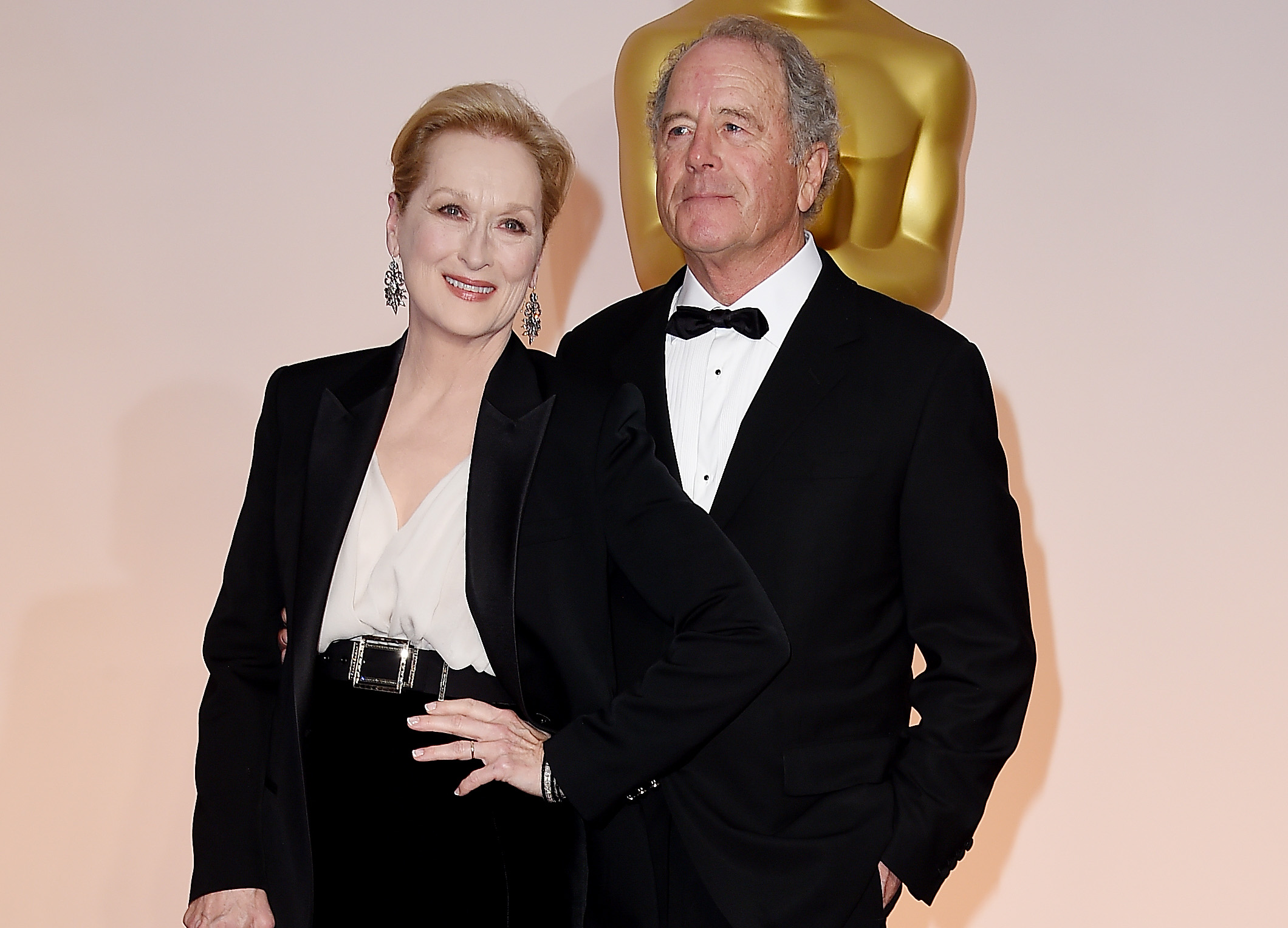 Actor Meryl Streep (L) and sculptor Don Gummer attend the 87th Annual Academy Awards at Hollywood & Highland Center on February 22, 2015 in Hollywood, California. | Source: Getty Images