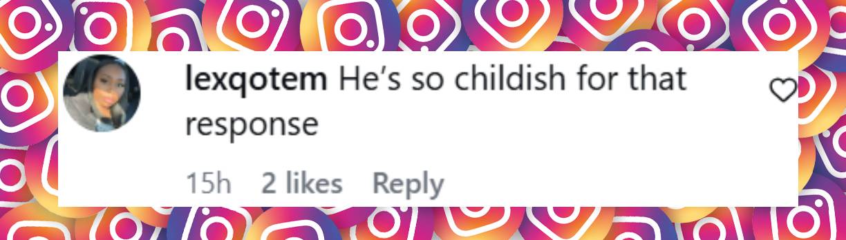 A netizen comment dated January 12, 2026. | Source: Instagram/tmz_tv