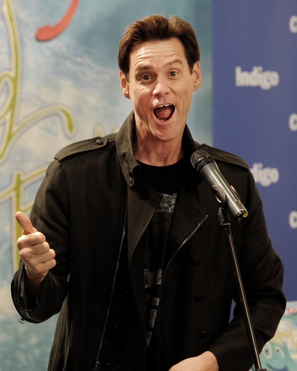 Jim Carrey hosts a signing for his children's book 'How Roland Rolls' at Indigo. | Source: Getty Images