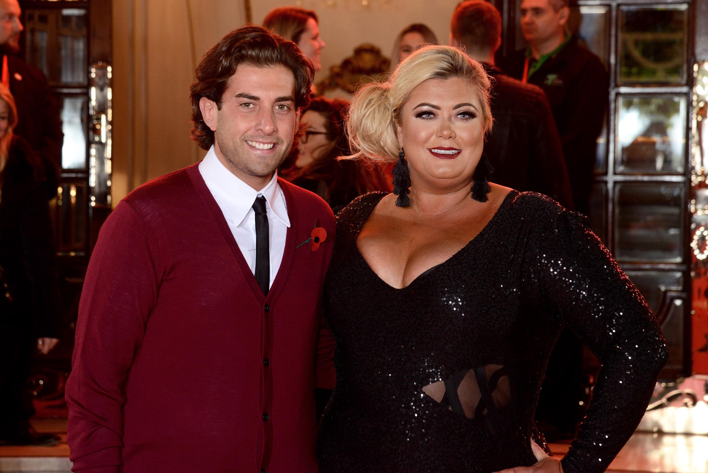 James Argent and Gemma Collins attend the ITV Gala held at the London Palladium on 9 November 2017 in London, England. | Source: Getty Images