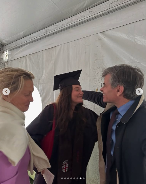 Alexandra Wentworth, Elliott, and George Stephanopoulos pictured together, dated May 2025 | Source: Instagram/gstephanopoulos