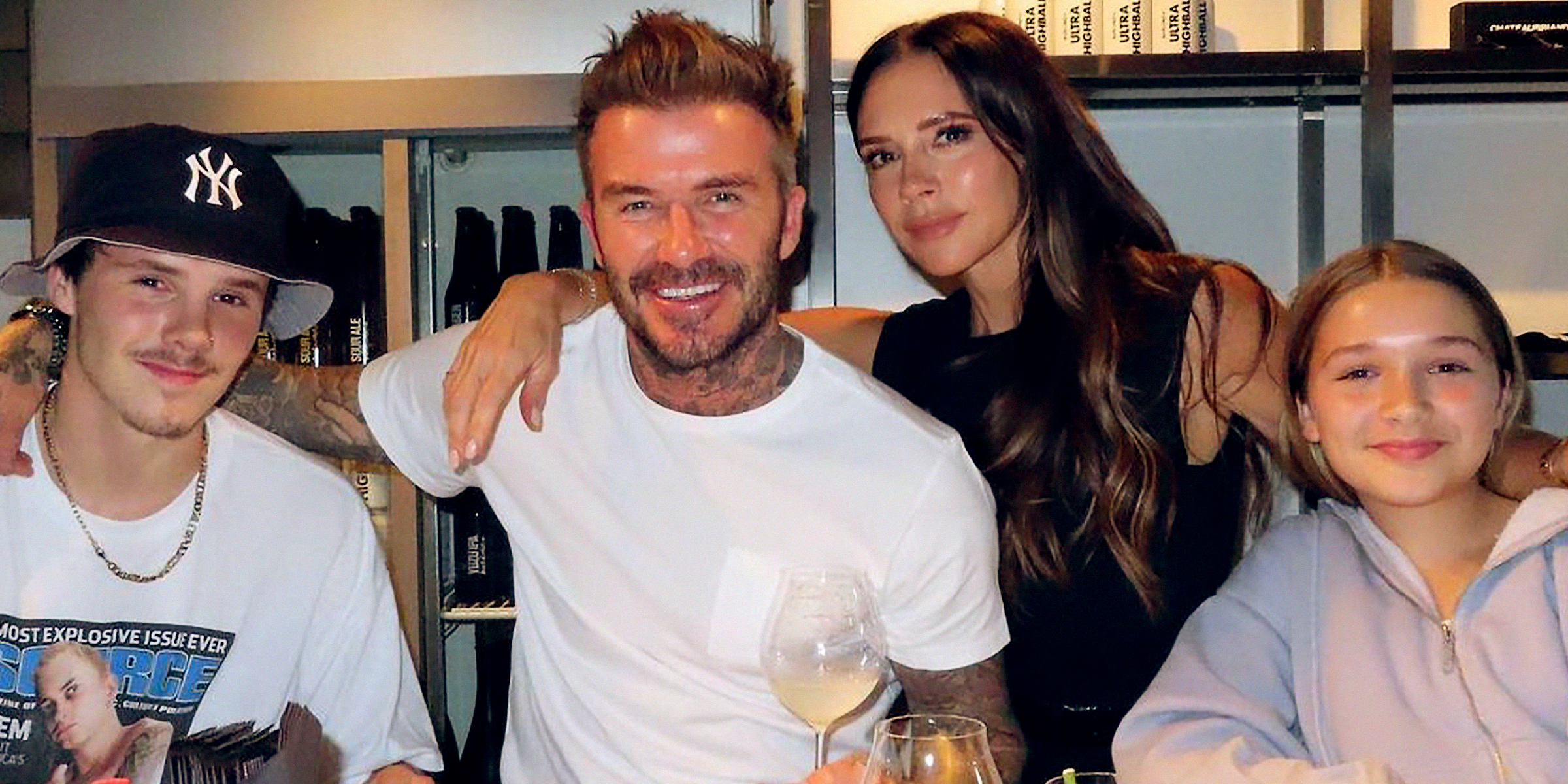 David Beckham and his family. | Source: instagram.com/davidbeckham | instagram.com/@victoriabeckham