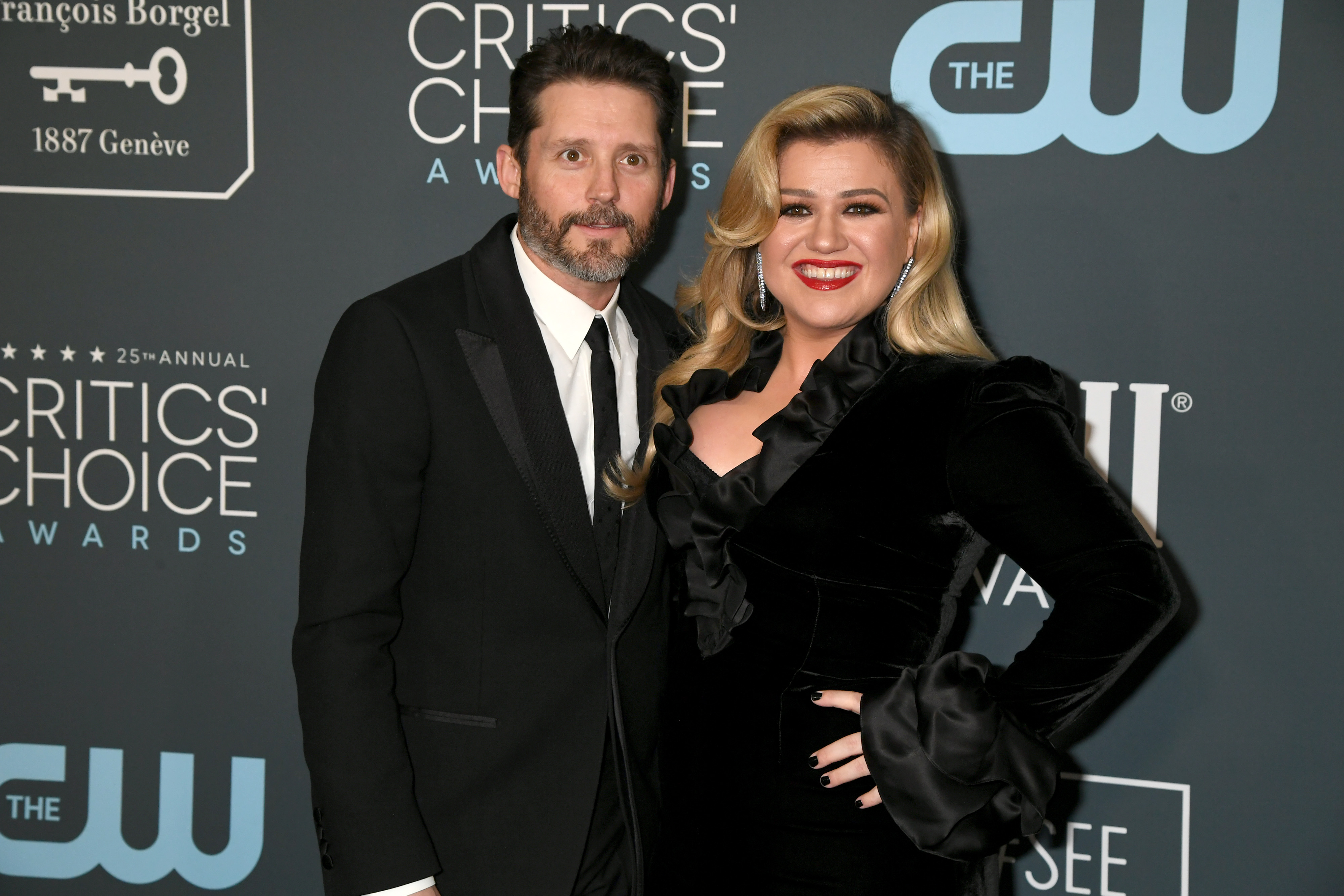 Brandon Blackstock and Kelly Clarkson attend the 25th Annual Critics' Choice Awards on January 12, 2020 in Santa Monica, California. | Source: Getty Images